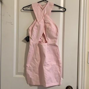 Nasty Gal Blush Pink Body Con Dress